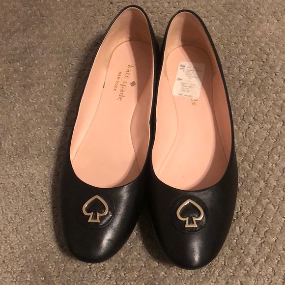 Kate spade black flats size 10 - Picture 1 of 3